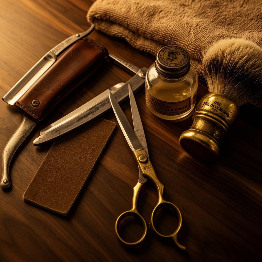 Outils du barbier